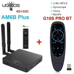 AM6B plus Amlogic S922X-J Android 9 Smart TV Box 4GB DDR4 32GB Wifi 6 1000M BT5.