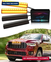 OKLSG LED Grill Lights for Dodge Ram 2025 2024-2019 Grille Raptor Lights Ram 150