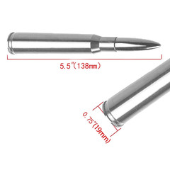 Truck Car Bullet Antenna with Valve Stem Caps Mast for Heavy Pickup Jeep Truck
