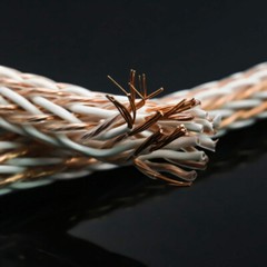 12TC 24 Strands 5AWG 8N OCC Pure Copper Bulk Cable HiFi Speaker Bi-wire DIY Lot