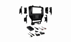 Metra – Dash Kit for Select 2015-2017 Ford Mustang DIN DDIN – Black