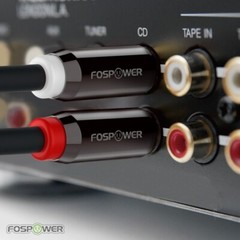 FosPower 10FT 24k Gold Plated 3.5mm AUX Stereo M/M 2 RCA Male Audio Cable Y Cord