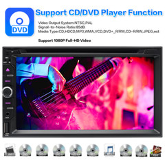 7″ Double 2 Din Car Stereo Apple CD DVD Player Radio CarPlay GPS W/Backup Camera