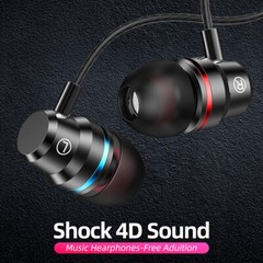 HIFI Bass Stereo Wired Earbuds Headset In-Ear Earphone Headphone 3.5mm USB-C Lot