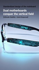 AI Smart Glasses Bluetooth Call Audio Translation for Men and Women Work Glasses