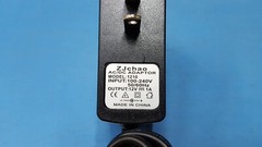 AC-DC ADAPTER , 1210, ZJ chao, OUTPUT: 12VDC/ 1A, 3FT, INPUT: 100-240VAC