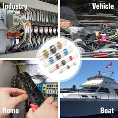 400Pcs Waterproof Solder Stick Seal Sleeve Heat Shrink Butt Wire Connectors Kit
