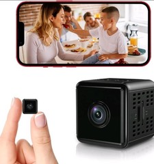 HD Wi-Fi Cube Camera, IP Network, Indoor, Color, USB Powered, Model HDwificamPro