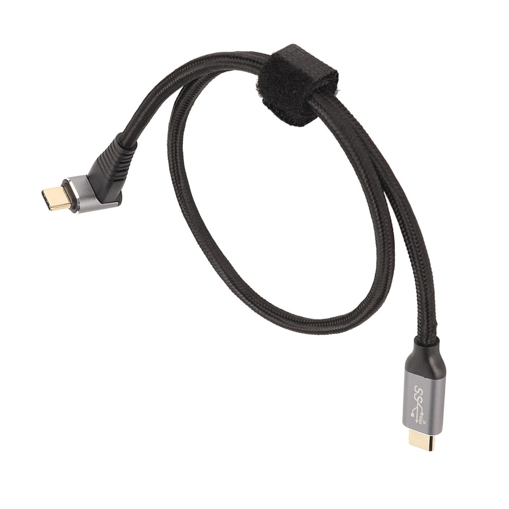 .›(50cm)90 Degree USB C Cable Angled USB C Extension Cable 4K 60Hz Professional