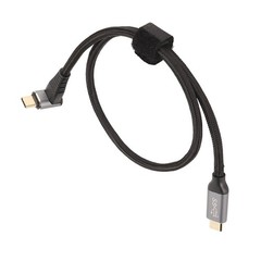 .›(50cm)90 Degree USB C Cable Angled USB C Extension Cable 4K 60Hz Professional