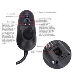 Electric Chair Joystick Controller 50A High Current Magnetic Brake – Universal