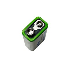 Refuelergy 9 Volt Li-Ion Rechargeable Battery HIGH CAPACITY 550mAh 9V Block