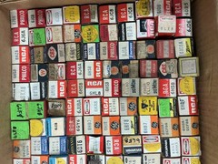 Large Bulk Lot Of Mixed Radio Audio TV Vacuum Tubes NOS AS IS Unsorted Untested