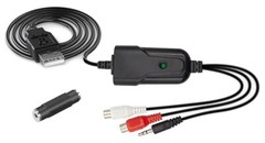 PC Audio Recorder – USB 2.0 Capture Adapter for Cassette LP AUX Input