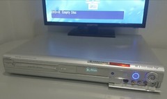 Philips DVDR3350H 80GB HD DVD Recorder w/ NTSC Tuner ORIG REMOTE TESTED WORKING