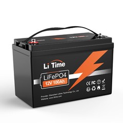 LiTime 12V 100Ah 200Ah 320Ah 460Ah LiFePO4 Lithium Battery Deep Cycle for RV Lot