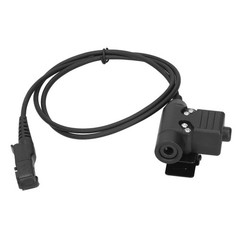 Portable Metal+ABS Walkie-Talkie Headset PTT Cable For Motorola Radio P6600 6620