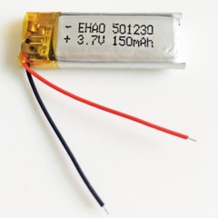 10 pcs 3.7V 150mAh lipo Battery rechargeable For MP3 MP4 smart watch GPS 501230