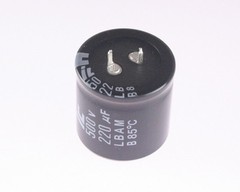 4x 220uF 500V DC Radial Snap In Mount Electrolytic Capacitor 85C 500VDC 220mfd