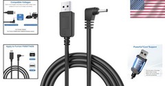 USB to DC Car Charger Cable for Furrion FOS07TADS Vision S Monitor Power Supply