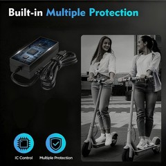 UL Certified 54.6V Fast Charger with XLR Plug – 13S 48V Lithium Battery Charger