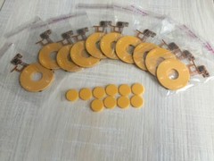 10X Click Wheel + Center Button for iPod Video 5th 5.5 Gen 30GB 60GB 80GB YELLOW