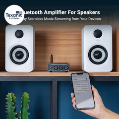 BT20A Bluetooth Stereo Amplifier, 2 Channel Home Audio Component Amplifiers for