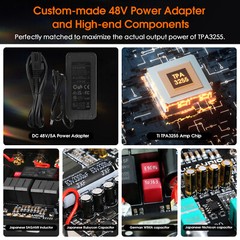 Mini TPA3255 Mono/Stereo Digital Amplifier Home Power Amp for Speaker/Subwoofer