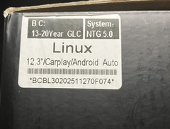 12.3in Android GPS Multimedia Screen for Benz 13-20Year GLC NTG 5.0