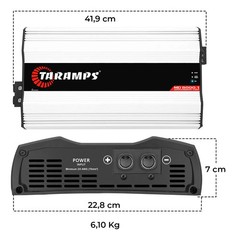 Taramps MD 8000 2 Ohm Amplificador MD8000 HD8000 8K 8000.1 Taramps Amplifier..