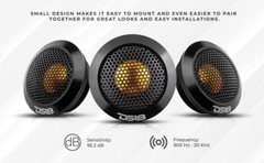 DS18 DTX 2.2 Inches Titanium Dome Tweeter with Aluminum Body 60 Watts Peak 4 OHM