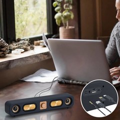 2″10W Vintage Bluetooth Wireless Stereo Speaker FM Radio AUX Desktop Sound Bar