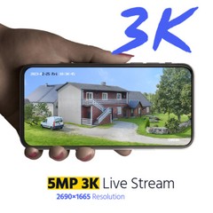 ANNKE 4K 8MP Microphone Audio POE IP Security Camera H.265+ Outdoor Human Detect