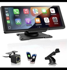 🔥Wireless Portable Car Screen 10” W/ Backup Camera CarPlay And Android Auto