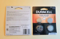 Duracell 2 (Two) 4-Pack CR2032 3V Lithium Coin Batteries Sets. EXP 2033. NIB