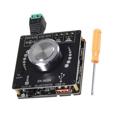 ZK-502H HIFI 2.0 Digital Power Amplifier Board Kits Bluetooth AUX USB