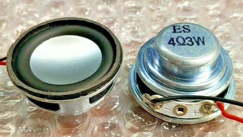 Mini HiFi Speakers 3W 1″ inch 28mm 4Ω Full Range Fantastic 2 Pcs