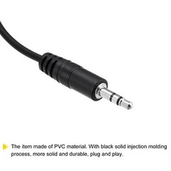 10-Pack 3.5mm Male Plug to Bare Wire Open End TRS 3 Pole Stereo 1/8″ 3.5mm Jack
