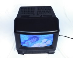 Goldstar GCV 1324M 13 CRT TV VCR Combo Retro Gaming VHS Player Tested Works Rare