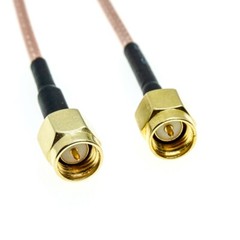 RG316 SMA Male To SMA Male Plug Lot Extention Coax RF Cable Jumper Pigtail