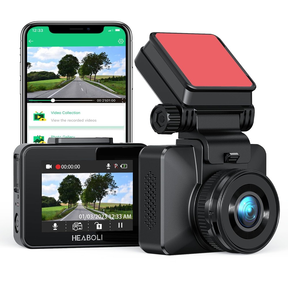 4K Dash Cam Built-in Wi-Fi UHD2160P Discreet Car Dashboard Camera Recorder with