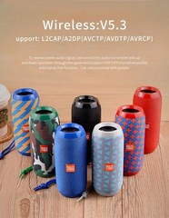 Bluetooth Wireless Portable Speaker Waterproof Stereo Bass USB TF FM Radio Loud