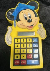 Radio Shack 23-582 Mickey Mouse Calculator Hong Kong Vintage Nostalgia USED
