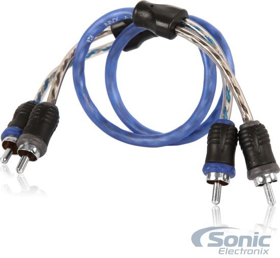 NVX XIV205 1.64 ft 2-Channel RCA Audio Interconnect Cables