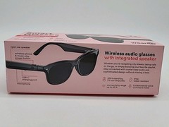 Wear IQ Smart Glasses Black Wireless Phone Music Play, Touch Control, UV400 NEW