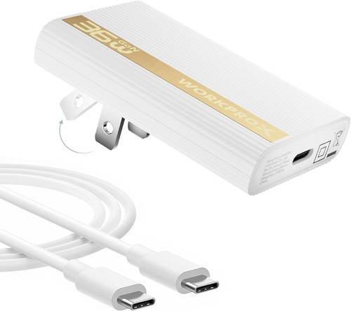 36W Ultra-Slim Flat Wall Charger GaN Compact Flat USB Wall Charger Fast Charging