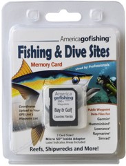 Bay and Gulf Counties Fishing & Dive Sites Memory Card