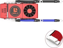 DALY BMS 13S 48V 500A Li-ion Bat Prot Mod PCB for 21700 Li-iron balance leads