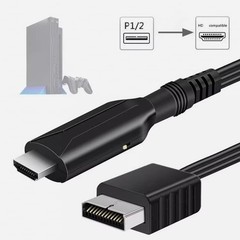 HDMI Adapter Cable Lot Fit For Sony PS1 PS2 Game Console Audio Video Converter
