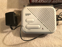 Maxon WX-70 Severe Weather Monitor AC or Battery Power In Box
